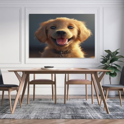 Golden Retriever Pittura su tela senza cornice, stampe di poster arte murale per arredo casa camera ufficio