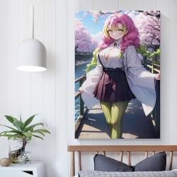 Tueur de démons: Demon Slayer Peinture sur toile sans cadre, impressions posters art mural pour déco maison chambre bureau