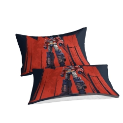 Transformers Optimus Prime Housse de Couette Imprimée 3D Douce 3 Pièces Literie Garçons Filles
