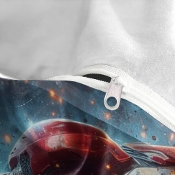 Avengers Iron Man Housse de Couette Imprimée 3D Douce 3 Pièces Literie Garçons Filles