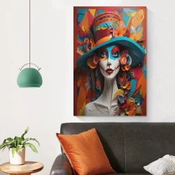 Art abstrait Femmes Peinture sur toile sans cadre, impressions posters art mural pour déco maison chambre bureau