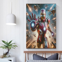 Avengers Iron Man Peinture sur toile sans cadre, impressions posters art mural pour déco maison chambre bureau