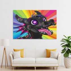 Dragon Peinture sur toile sans cadre, impressions posters art mural pour déco maison chambre bureau