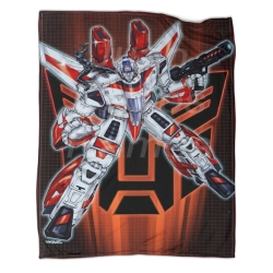 Transformers Autobots Plaid en Polaire Imprimé 3D Couverture Douce Confortable pour Canapé Lit Bureau