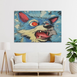 Lobo Pintura en lienzo sin marco, impresiones de pósters arte pared para decoración hogar dormitorio oficina