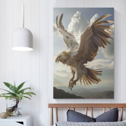 Aigle Peinture sur toile sans cadre, impressions posters art mural pour déco maison chambre bureau
