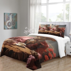 Crâne Housse de Couette Imprimée 3D Douce 3 Pièces Literie Garçons Filles