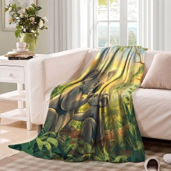 Koala Plaid en Polaire Imprimé 3D Couverture Douce Confortable pour Canapé Lit Bureau