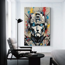 Transformers Optimus Prime Peinture sur toile sans cadre, impressions posters art mural pour déco maison chambre bureau