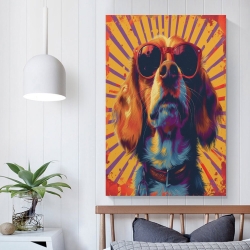 Golden Retriever Unframed Canvas Painting, Wall Art Poster Prints for Home Bedroom Office Decoration