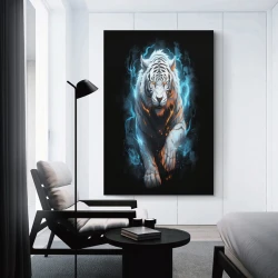 Tigre Peinture sur toile sans cadre, impressions posters art mural pour déco maison chambre bureau