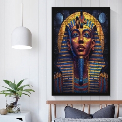Pharaon égyptien Peinture sur toile sans cadre, impressions posters art mural pour déco maison chambre bureau