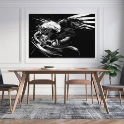 Aigle Peinture sur toile sans cadre, impressions posters art mural pour déco maison chambre bureau