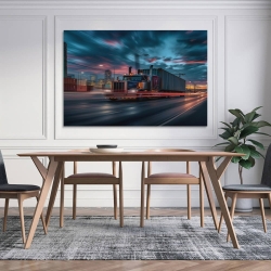 Gros camion Peinture sur toile sans cadre, impressions posters art mural pour déco maison chambre bureau