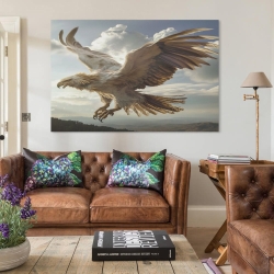 Aigle Peinture sur toile sans cadre, impressions posters art mural pour déco maison chambre bureau