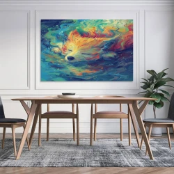 Chien Peinture sur toile sans cadre, impressions posters art mural pour déco maison chambre bureau