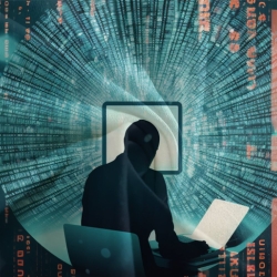 Hacker Housse de Couette Imprimée 3D Douce 3 Pièces Literie Garçons Filles