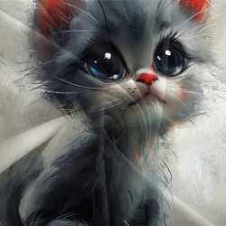 Dwarf Chat Housse de Couette Imprimée 3D Douce 3 Pièces Literie Garçons Filles