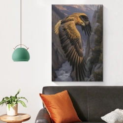 Aigle Peinture sur toile sans cadre, impressions posters art mural pour déco maison chambre bureau
