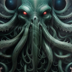 Mythe de l'horreur Cthulhu Housse de Couette Imprimée 3D Douce 3 Pièces Literie Garçons Filles