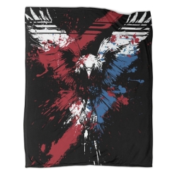 Aigle Plaid en Polaire Imprimé 3D Couverture Douce Confortable pour Canapé Lit Bureau