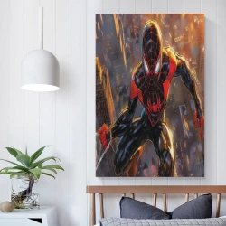 Avengers Spider-Man Peinture sur toile sans cadre, impressions posters art mural pour déco maison chambre bureau