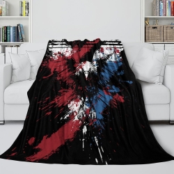 Aigle Plaid en Polaire Imprimé 3D Couverture Douce Confortable pour Canapé Lit Bureau