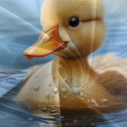 Canard Housse de Couette Imprimée 3D Douce 3 Pièces Literie Garçons Filles