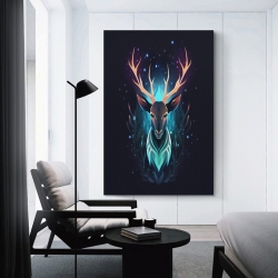 Renne Peinture sur toile sans cadre, impressions posters art mural pour déco maison chambre bureau