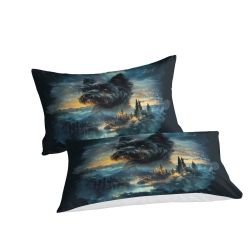Yorkshire Terrier Housse de Couette Imprimée 3D Douce 3 Pièces Literie Garçons Filles