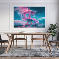Dragon Peinture sur toile sans cadre, impressions posters art mural pour déco maison chambre bureau
