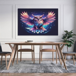 Owl Unframed Canvas Painting, Wall Art Poster Prints for Home Bedroom Office Decoration