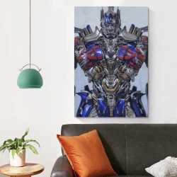 Transformers Optimus Prime Peinture sur toile sans cadre, impressions posters art mural pour déco maison chambre bureau