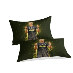 Cristiano Ronaldo Housse de Couette Imprimée 3D Douce 3 Pièces Literie Garçons Filles