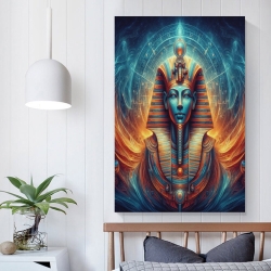 Pharaon égyptien Peinture sur toile sans cadre, impressions posters art mural pour déco maison chambre bureau