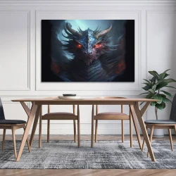 occidental Dragon Peinture sur toile sans cadre, impressions posters art mural pour déco maison chambre bureau