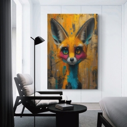 Renard Peinture sur toile sans cadre, impressions posters art mural pour déco maison chambre bureau
