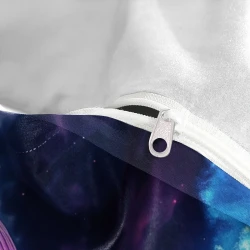 Baleine Housse de Couette Imprimée 3D Douce 3 Pièces Literie Garçons Filles