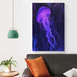 Méduse Peinture sur toile sans cadre, impressions posters art mural pour déco maison chambre bureau