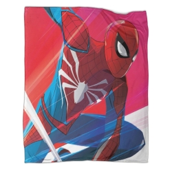 Avengers Spider-Man Plaid en Polaire Imprimé 3D Couverture Douce Confortable pour Canapé Lit Bureau