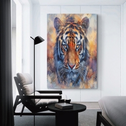 Tigre Peinture sur toile sans cadre, impressions posters art mural pour déco maison chambre bureau