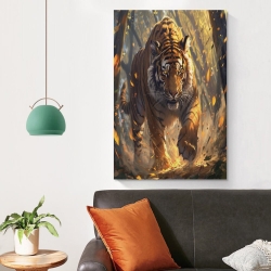 Tigre Peinture sur toile sans cadre, impressions posters art mural pour déco maison chambre bureau
