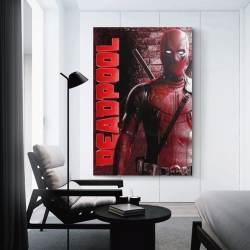 Marvel Deadpool Peinture sur toile sans cadre, impressions posters art mural pour déco maison chambre bureau