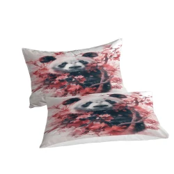 Panda Funda Nórdica Impresa en 3D Suave 3 Piezas Ropa de Cama para Niños Niñas