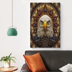Aigle Peinture sur toile sans cadre, impressions posters art mural pour déco maison chambre bureau