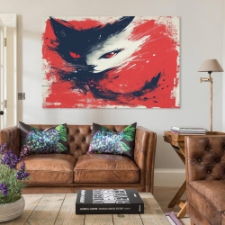 Chat Peinture sur toile sans cadre, impressions posters art mural pour déco maison chambre bureau