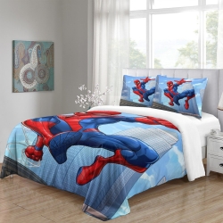 Avengers Spider Man Copripiumino Stampato 3D Morbido 3 Pezzi Biancheria da Letto per Ragazzi Ragazze