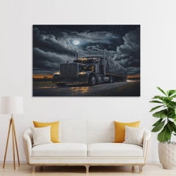 Gros camion Peinture sur toile sans cadre, impressions posters art mural pour déco maison chambre bureau