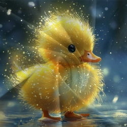Canard Housse de Couette Imprimée 3D Douce 3 Pièces Literie Garçons Filles