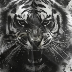Tigre Housse de Couette Imprimée 3D Douce 3 Pièces Literie Garçons Filles